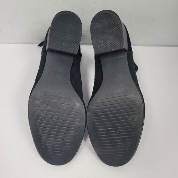 UGG Bandara Women's Black Suede Ankle Boots S/N 1095053 US Size 5.5 - Picture 7 of 9